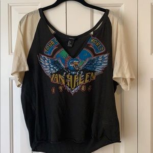 Van Halen crop shirt